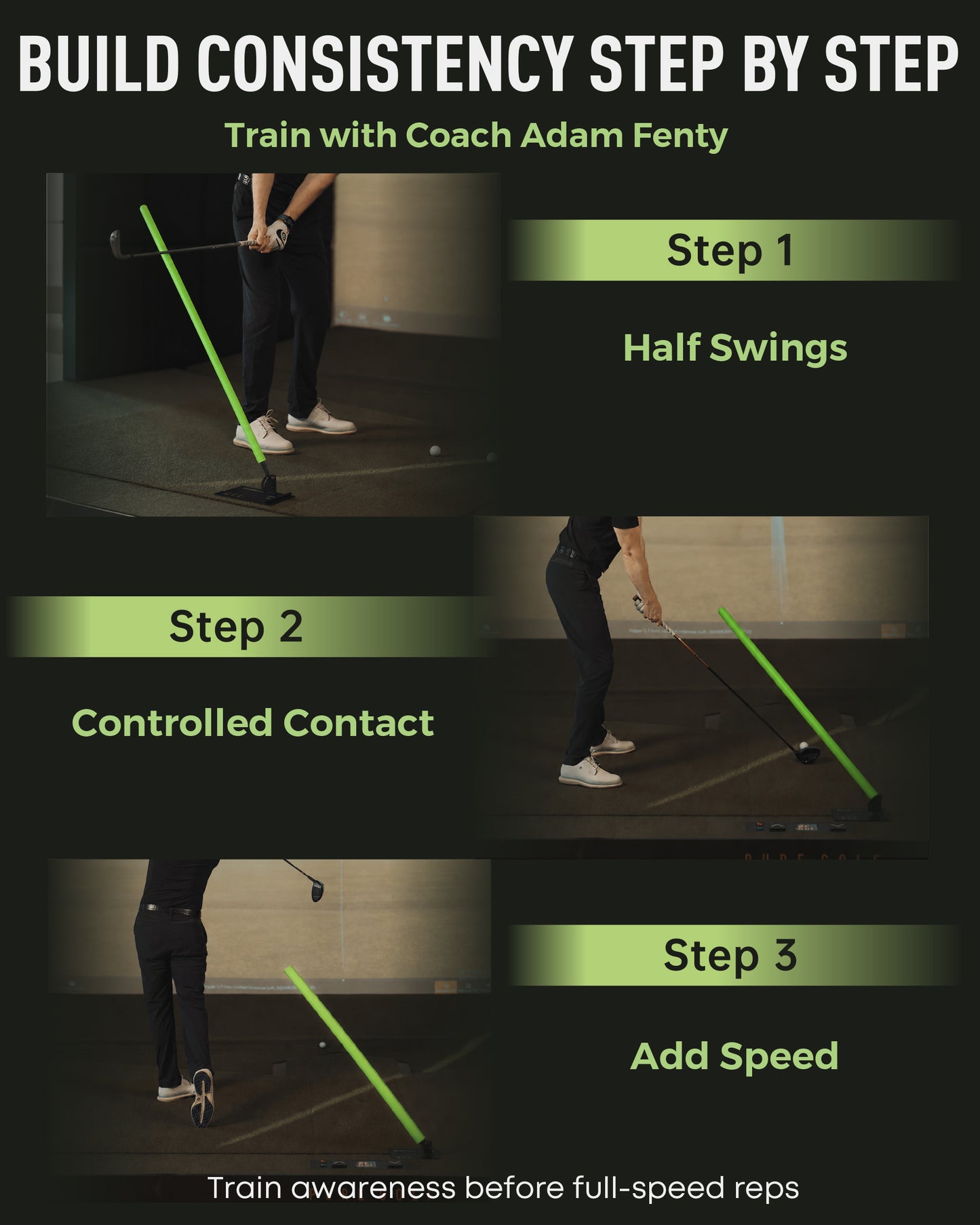 SWING DOCTOR Golf Swing Plane Trainer Kit